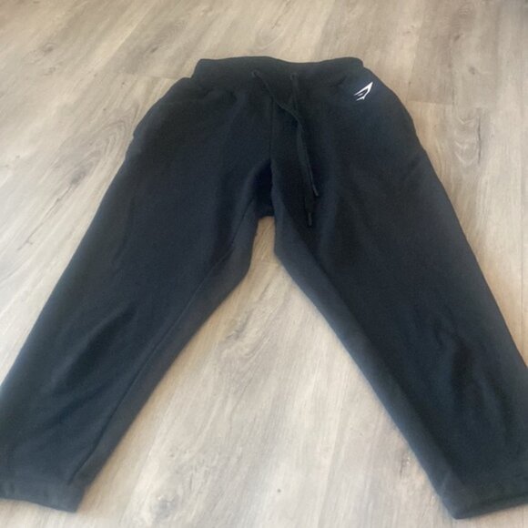 🏁 Gymshark black athletic slouchy capris size XS - Picture 3 of 10